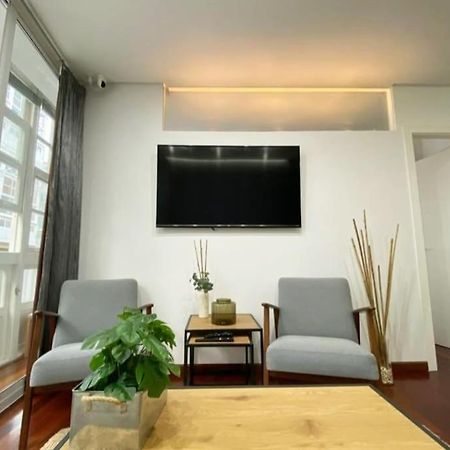 Ferienwohnung Apartamento 2H 2B En El Centro Con Garaje A Coruña Exterior foto