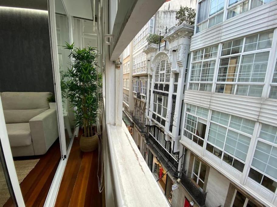 Ferienwohnung Apartamento 2H 2B En El Centro Con Garaje A Coruña Exterior foto